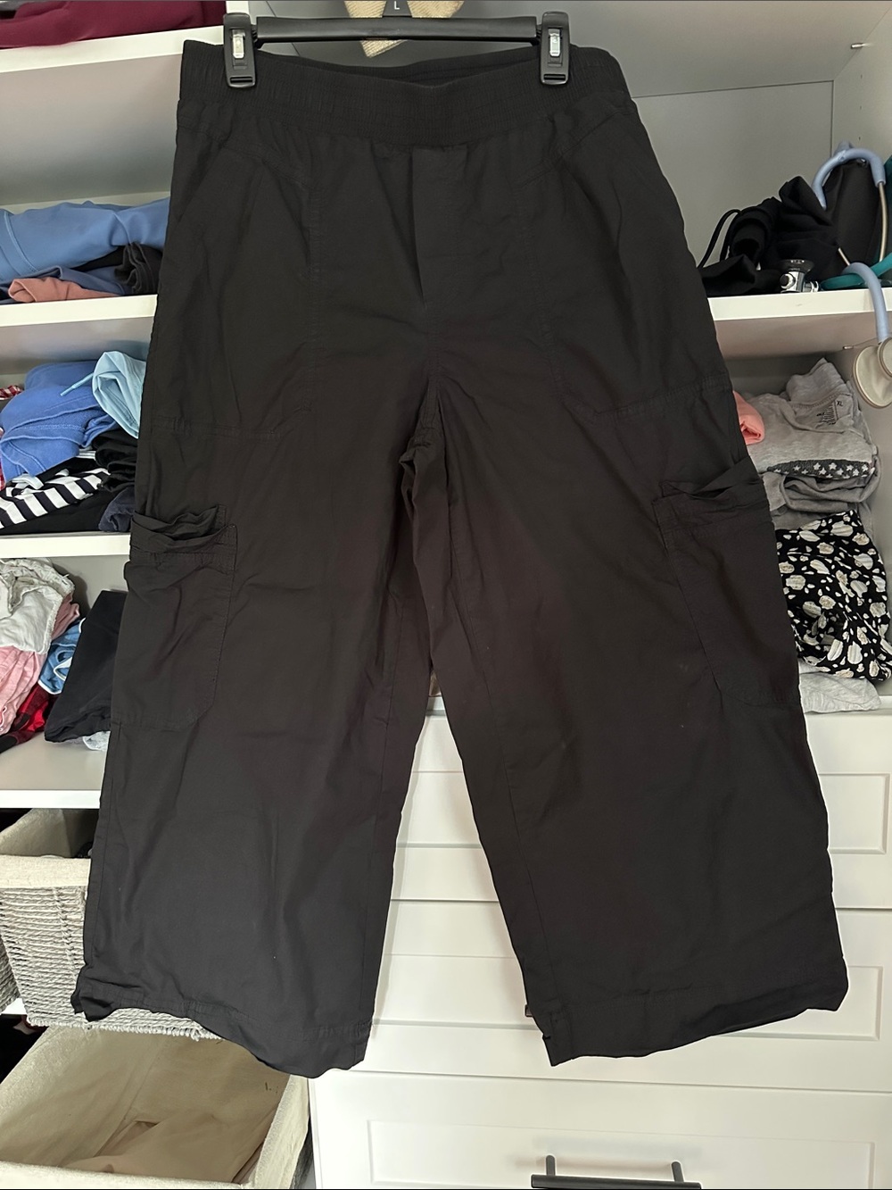 Democracy wide leg crop pants